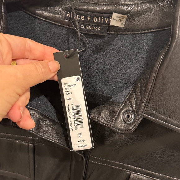 Alice+Olivia malice shirt dress NWT - Picture 6 of 7